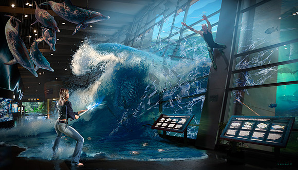 Duel at the Aquarium