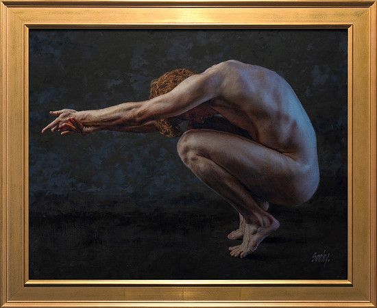Offering - 27" x 34" image - 33"x 40" framed - oil on canvas on panel - framed in Larsen Juhl Plein Air Gold Leaf frame - available via Contact link in menu - $7,300