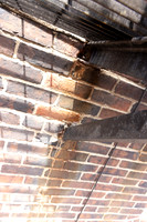 August 2021 - typical bracket at fire balcony bracket
