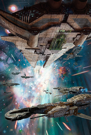 Starfire:  Imperative - Baen Books - Charles E. Gannon - Models by John Douglass