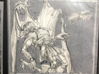 Freeze the Flesh Off - Middle Earth - Iron Crown Entertainment - Mixed Media on Layered Paper - 11" x 13" - $550