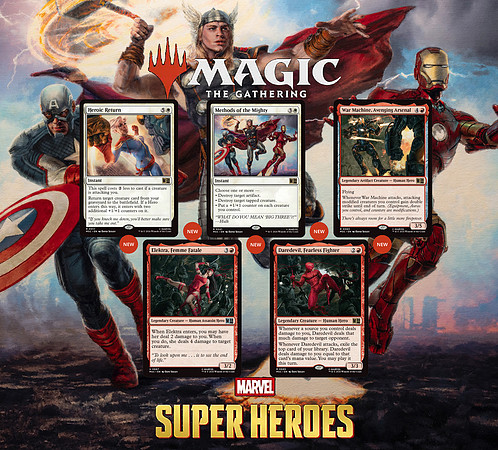 Magic The Gathering: Marvel Super Heroes - 5 Card Draw