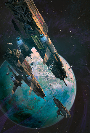 Cobra Slave - Baen Books - Timothy Zahn - Models by John Douglass