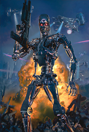 Terminator:  No Fate But What We Make - Spectrum - Sideshow Collectibles - Premium Art Print - ©2015 Studiocanal S.A.