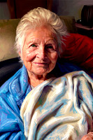 full color painting in the style of Dave Seeley. Maintain likeness. Pose remains unchanged. Accurately overlay subject. Background remains unchanged. Primary lighting direction remains unchanged