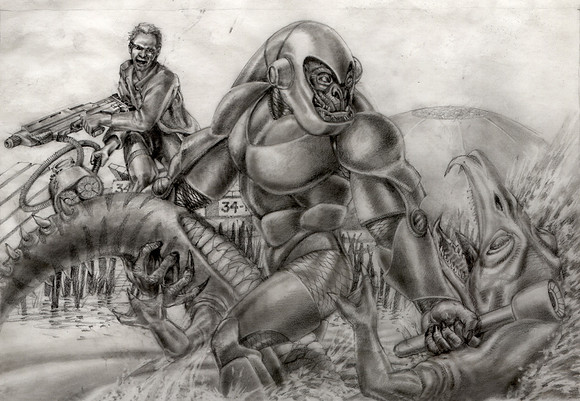 Reptile Bashing - TSR RPG