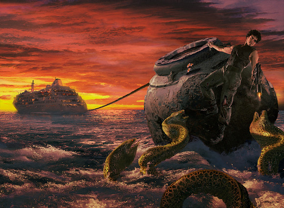 Deathlands 112:  Dark Fathoms - Harlequin Gold Eagle - James Axler