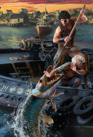 Deathlands 96:  Downrigger Drift - Harlequin Gold Eagle - James Axler