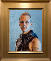 Grace ...    14" x 11"  oil on canvas on board - 20" x 16" framed in Larsen Juhl Plein Air Gold Leaf - available via Contact link in menu - $2,700