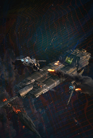 Cobra Outlaw - Baen Books - Timothy Zahn - Models by John Douglass