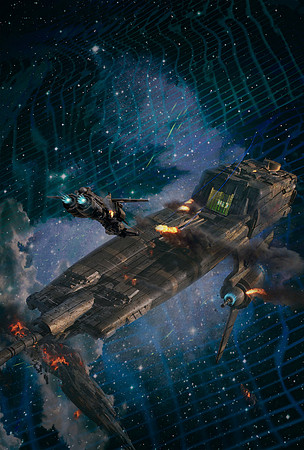 Cobra Outlaw Redux - Baen Books - Timothy Zahn - Models by John Douglass