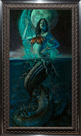 Court of the Dead - Gallevarbe, Eric Lewis and Sideshow Collectibles - Oil on Canvas on Board - Sideshow Collectibles - 23” x 43” image area, 33” x 49” framed in Larson Juhl - $5200 - SOLD