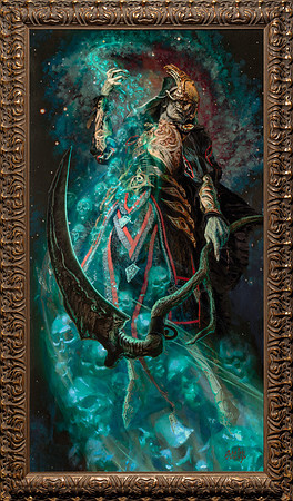 Court of the Dead - Death - Sideshow Collectibles - Oil on Canvas on Board, 23” x 43” image area, 28” x 48” framed in Larson Juhl - $4800 - SOLD