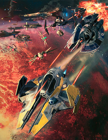 Star Wars Jedi Starfighter - WotC / Lucasfilm