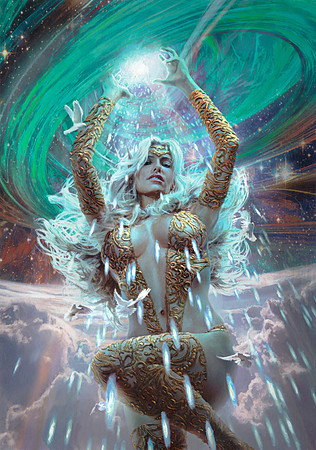 Legend of the Cryptids - Elf of Requiem - Spectrum - Infected By Art - Applibot