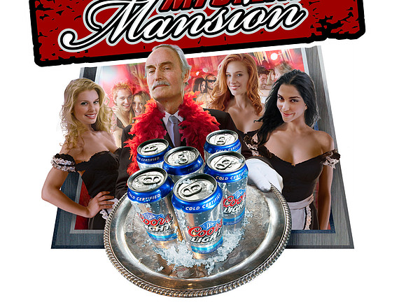Coors Light Mystery Mansion - Detail