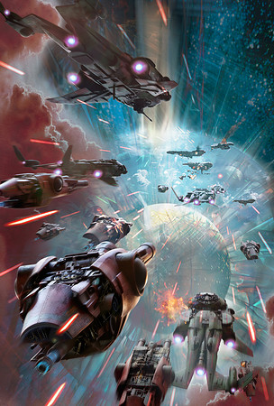 Starfire: Extremis - Baen Books - Charles E. Gannon - Models by John Douglass