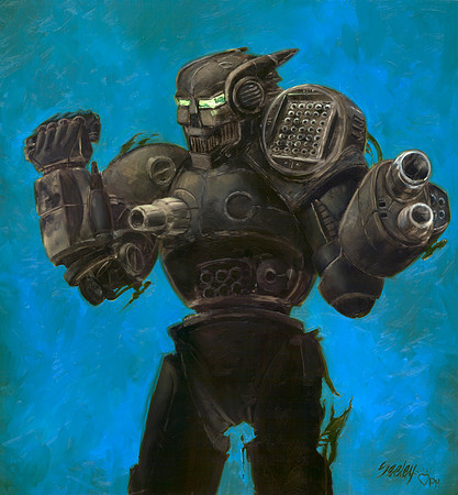 Battletech:  Akuma Painting