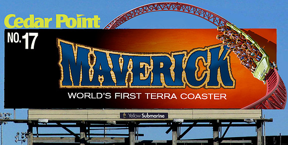 Maverick Terra Coaster - Yellow Submarine Advertising