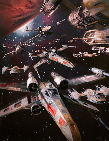 Star Wars X-Wings Packaging - WotC / Lucasfilm