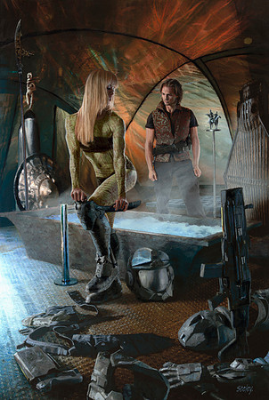 Throne of Star - "skinsuit" version - David Weber and John Ringo - Baen Books