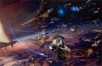Star Wars:  Battle Of Coruscant - Done for the Essential Guide to Warfare by Del Rey Books - Lucasfilm