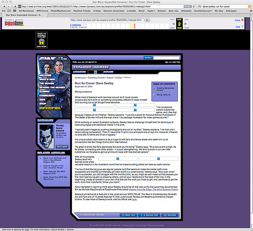 From a web archive so no pics... :-P