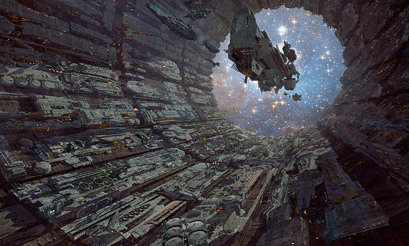 The Unincorporated Future - Tor Books - Dani Kollin and Eytan Kollin - Spectrum - Exposé 11 Master Award in Science Fiction - Communication Arts Illustration Annual